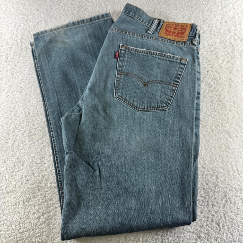Levis‎ 559 Denim Jeans Pants Men 38x34 Y2K Baggy Wide Leg Relaxed Grunge 90s